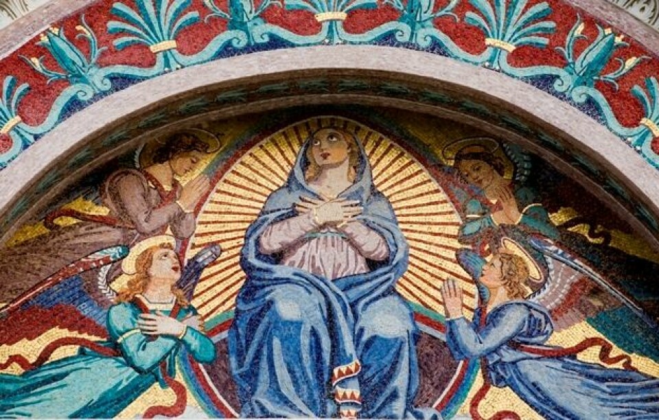 En av de mer forseggjorte gjengivelsene av Jomfru Maria. (Foto: (Illustrasjon: www.colourbox.no))