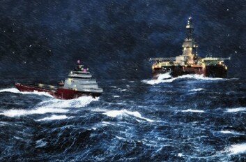 Sprengkulde, ising, snø og uforutsigelige værforhold gjør arbeidet på en plattform i Barentshavet langt tøffere enn i Nordsjøen. (Foto: (Illustrasjon: Ole Andre Hauge)) Sprengkulde, ising, snø og uforutsigelige værforhold gjør arbeidet på en plattform i Barentshavet langt tøffere enn i Nordsjøen. (Foto: (Illustrasjon: Ole Andre Hauge))