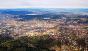 Flyfoto av Groruddalen. (Foto: Chell Hill, Wikimedia Commons)