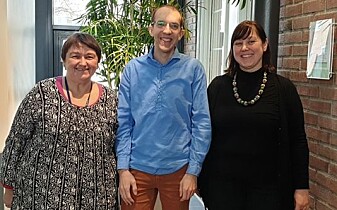 Prosjektleder Jacqueline Floch (fra venstre), forsker Trond Halvorsen fra Sintef og prosjektmedarbeider Solveig Reitan fra Røde Kors. Prosjektleder Jacqueline Floch (fra venstre), forsker Trond Halvorsen fra Sintef og prosjektmedarbeider Solveig Reitan fra Røde Kors.