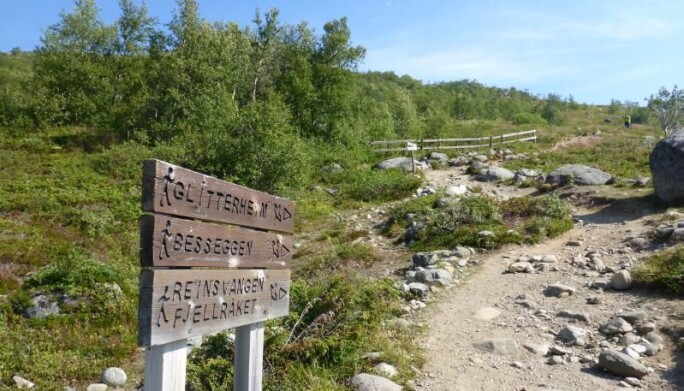 Å få vite hvor folk ferdes forteller forvaltere hvor det sannsynligvis er størst slitasje på naturen. Her fra tursti i Jotunheimen. Å få vite hvor folk ferdes forteller forvaltere hvor det sannsynligvis er størst slitasje på naturen. Her fra tursti i Jotunheimen.
