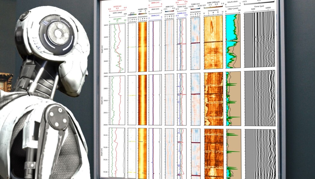 Sånn ser det altså ikke ut når en dataalgoritme vurderer ultralydmålinger fra en oljebrønn. Sånn ser det altså ikke ut når en dataalgoritme vurderer ultralydmålinger fra en oljebrønn.