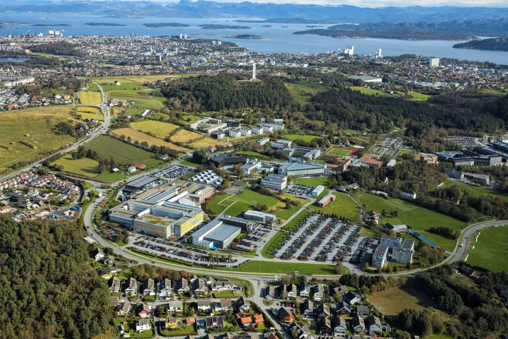 Campus Ullandhaug og Stavanger by. Campus Ullandhaug og Stavanger by.