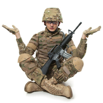 Det amerikanske militæret er de siste årene begynt å teste mindfulnesstrening. I militæret går treningen under navnet «mind fitness» – trening av sinnet. (Foto: Colourbox) Det amerikanske militæret er de siste årene begynt å teste mindfulnesstrening. I militæret går treningen under navnet «mind fitness» – trening av sinnet. (Foto: Colourbox)