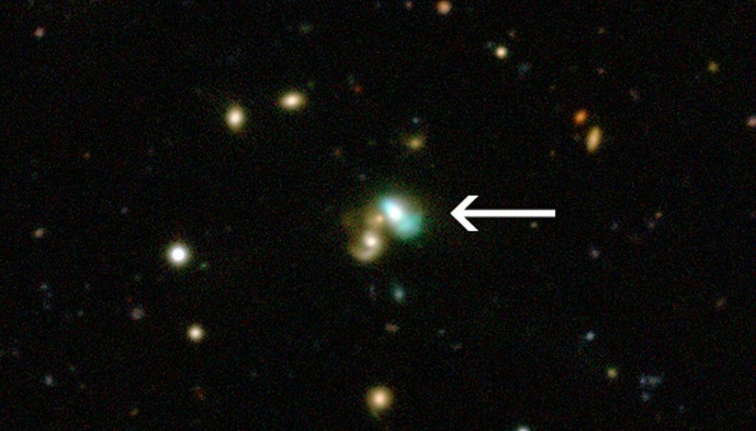Oppdaget grønn bønne-galakser