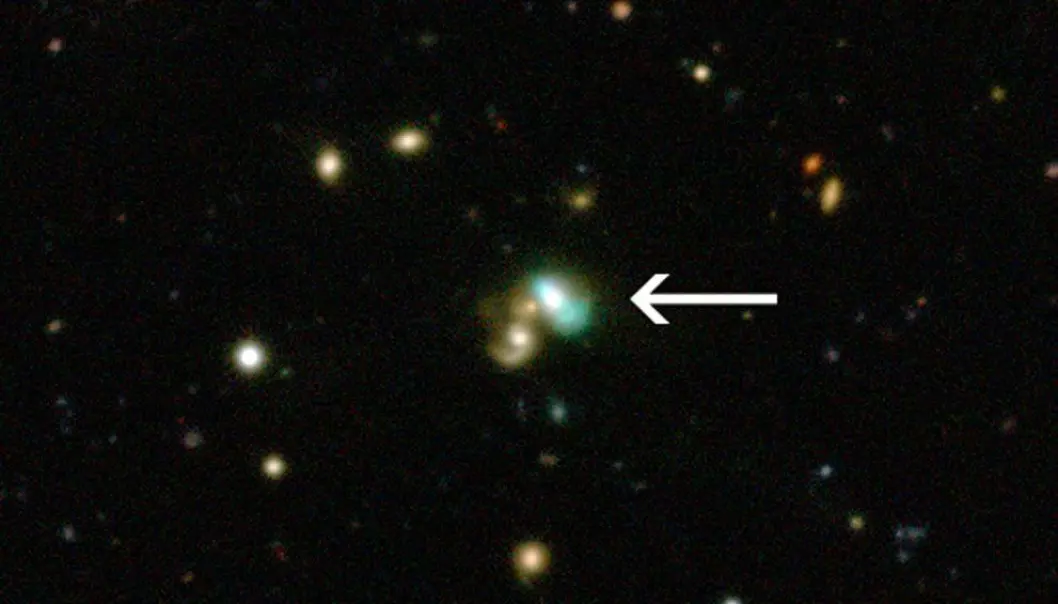 Oppdaget grønn bønne-galakser