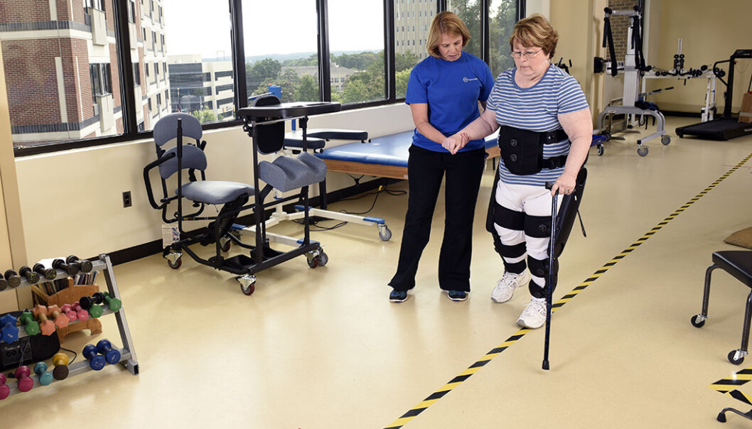 Exoskeletons are a useful tool in rehabilitation to help the user rebuild their body after an accident or illness. Exoskeletons are a useful tool in rehabilitation to help the user rebuild their body after an accident or illness.