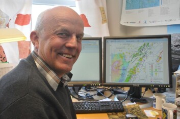 NGU-forsker Odleiv Olesen publiserer sammen med flere kolleger de nye teoriene om dypforvitringens påvirkning på at strandflaten ble dannet. (Foto: NGU) NGU-forsker Odleiv Olesen publiserer sammen med flere kolleger de nye teoriene om dypforvitringens påvirkning på at strandflaten ble dannet. (Foto: NGU)