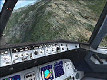 "Skjermbilde fra Microsoft Flight Simulator X" "Skjermbilde fra Microsoft Flight Simulator X"