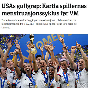 USAs fotballkvinner jubler etter VM-seier USAs fotballkvinner jubler etter VM-seier