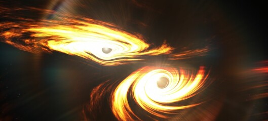 Forskere oppdaget kjempekrasj mellom sorte hull i verdensrommet