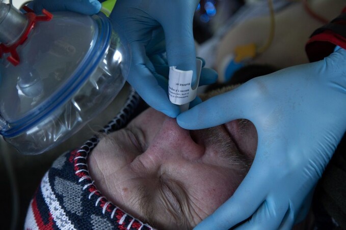Naloxone in the form of a nasal spray can save lives. Naloxone in the form of a nasal spray can save lives.