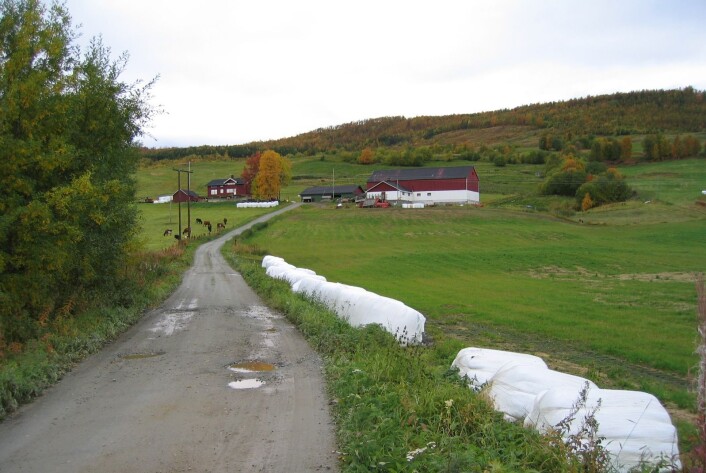 Driften ved Nord-norske gardsbruk er til en viss grad sårbar for et endret klima, viser et forskningsprosjekt. (Foto: Bioforsk) Driften ved Nord-norske gardsbruk er til en viss grad sårbar for et endret klima, viser et forskningsprosjekt. (Foto: Bioforsk)