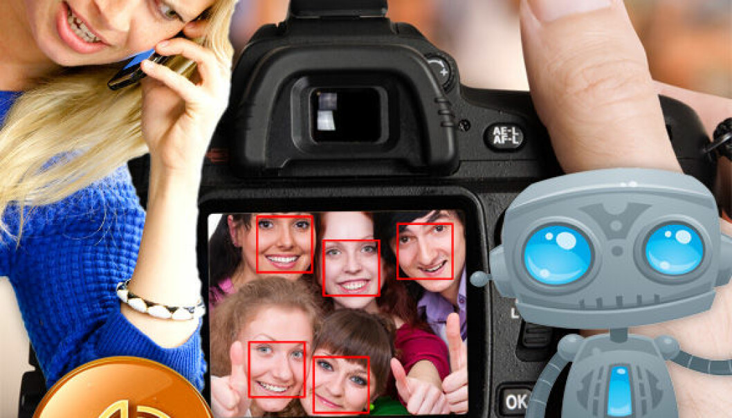 Smilekamera, roboter og smarttelefoner