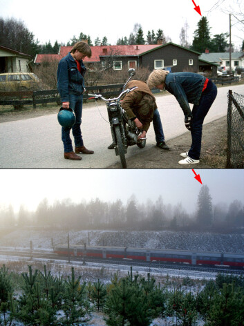 Store landskapsinngrep gir ofte irreversible effekter. Her fra utbyggingen av Gardermobanen på Ullensaker. Bildene er tatt på nøyaktig samme sted i 1983 og 2003. (Foto: Oskar Puschmann, Skog og landskap) Store landskapsinngrep gir ofte irreversible effekter. Her fra utbyggingen av Gardermobanen på Ullensaker. Bildene er tatt på nøyaktig samme sted i 1983 og 2003. (Foto: Oskar Puschmann, Skog og landskap)