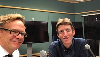 Øivind Bratberg (th) snakker med Espen Aas om BBCs utfordringer i den nye episoden av Pod Britannia. Øivind Bratberg (th) snakker med Espen Aas om BBCs utfordringer i den nye episoden av Pod Britannia.