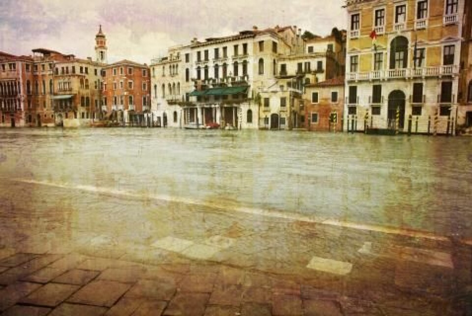 I Venezia er det oversvømmelser flere ganger i året. (Illustrasjonsfoto: colourbox.no)