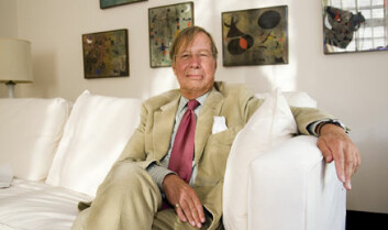 "Professor Ronald Dworkin tildeles Holbergprisen 2007. Foto: Siv Birgitta Systad/Holbergprisen."