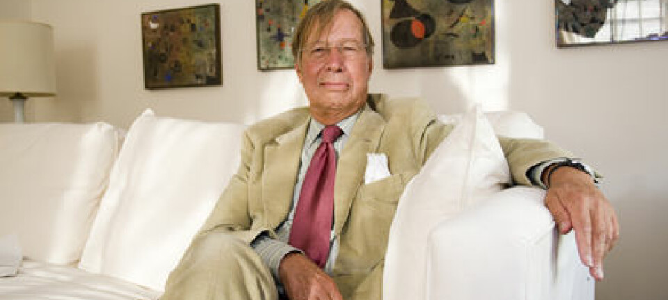 "Professor Ronald Dworkin tildeles Holbergprisen 2007. Foto: Siv Birgitta Systad/Holbergprisen."