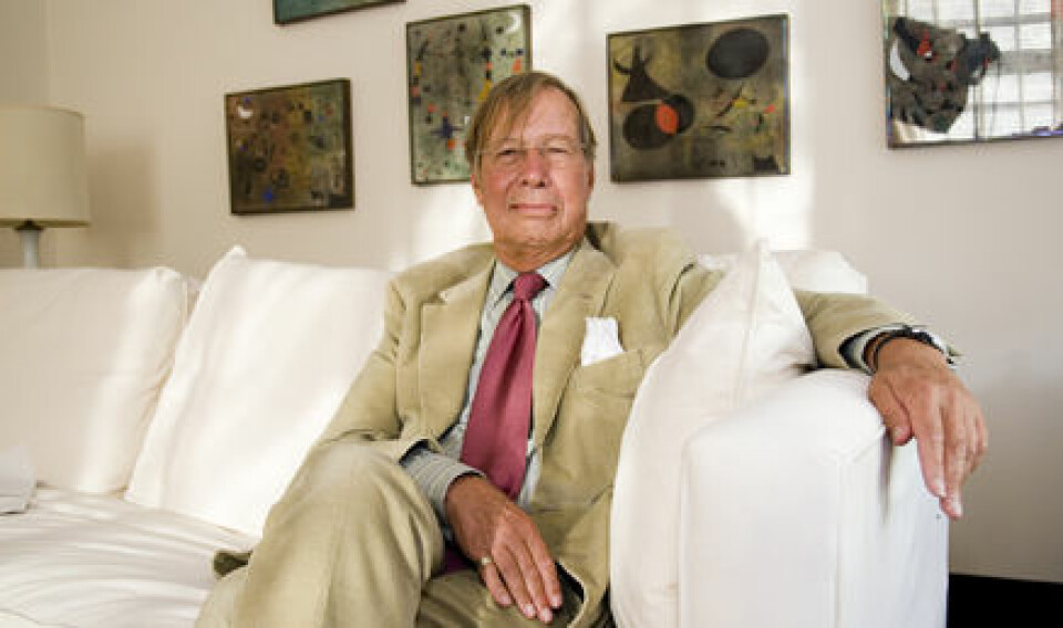 'Professor Ronald Dworkin tildeles Holbergprisen 2007. Foto: Siv Birgitta Systad/Holbergprisen.'