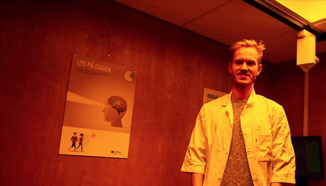 Daniel Vethe forsker på hva lys gjør med hjernen og søvnen vår. Daniel Vethe forsker på hva lys gjør med hjernen og søvnen vår.