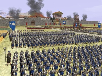 Rome: Total War er et populært strategispill der spilleren deltar i historisk fiktive kamper fra de siste århundrene før Kristi fødsel. (Foto: (Skjermdump fra spillet)) Rome: Total War er et populært strategispill der spilleren deltar i historisk fiktive kamper fra de siste århundrene før Kristi fødsel. (Foto: (Skjermdump fra spillet))