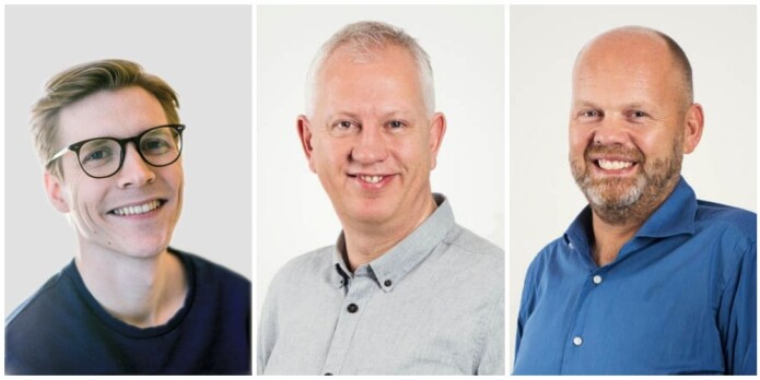 Tormod Rogne (t.v), Jan Kristian Damås og Erik Solligård er en del av forsksergruppen bak den nye studien. Tormod Rogne (t.v), Jan Kristian Damås og Erik Solligård er en del av forsksergruppen bak den nye studien.
