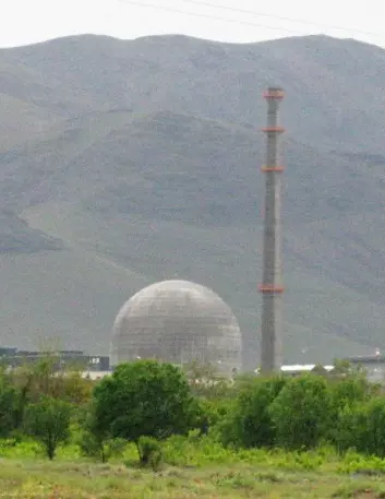 Tungtvannsreaktoren IR-40 i Arak i Iran (Foto: Nanking2010/Wikimedia Creative Commons)