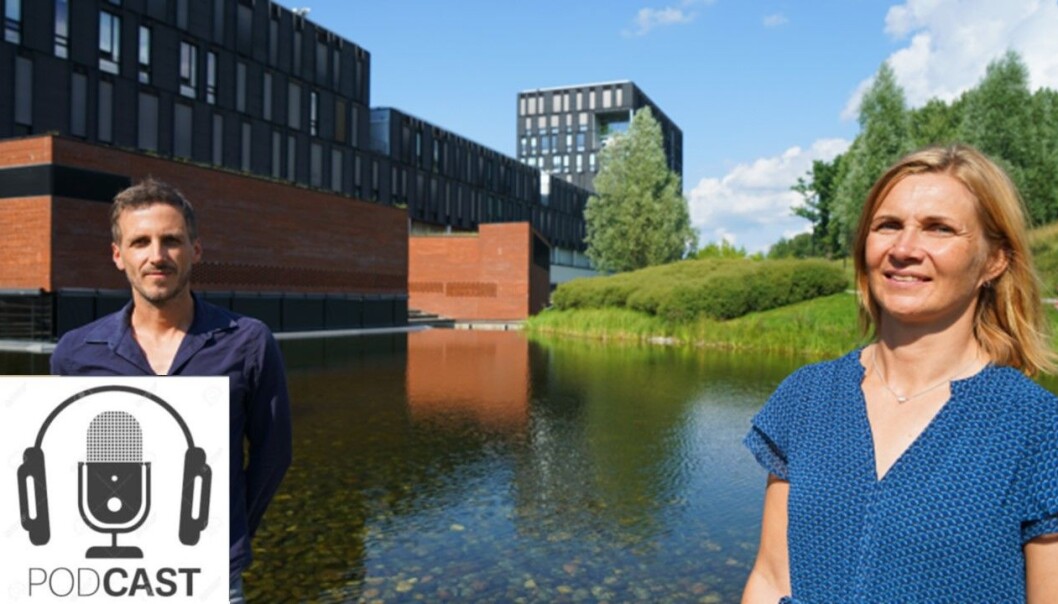 Alfredo Jornet Gil og Åse Bergundhaugen diskuterer det nye tverrfaglige emnet bærekraftig utvikling. Alfredo Jornet Gil og Åse Bergundhaugen diskuterer det nye tverrfaglige emnet bærekraftig utvikling.