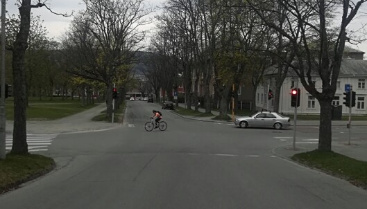 I krysset mellom Vollabakken og Høgskoleveien er det også lite trafikk. I krysset mellom Vollabakken og Høgskoleveien er det også lite trafikk.