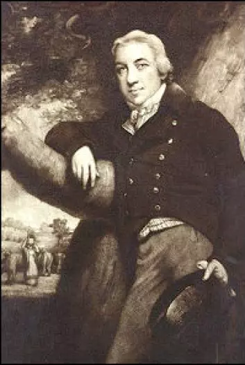 "Edward Jenner laget den første koppevaksinen i 1796."