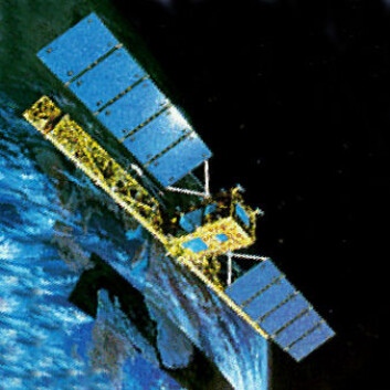 Radarsat-1 (Foto: (Illustrasjon: NASA, Wikimedia Commons)) Radarsat-1 (Foto: (Illustrasjon: NASA, Wikimedia Commons))