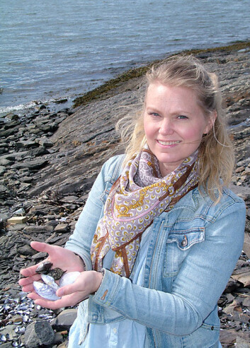 Marianne Molin disputerte nylig med en doktoravhandling om arsen i sjømat, deriblant blåskjell (Foto: Jan Eriksen) Marianne Molin disputerte nylig med en doktoravhandling om arsen i sjømat, deriblant blåskjell (Foto: Jan Eriksen)