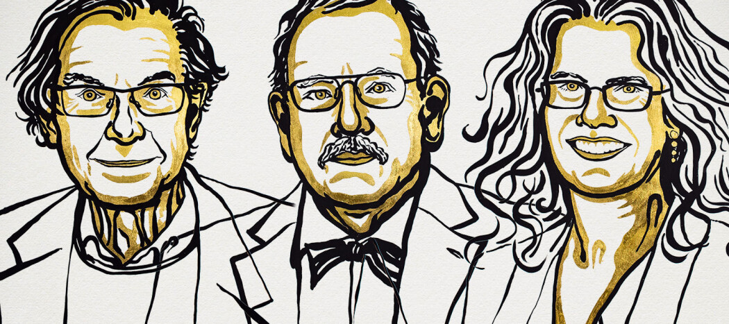 Roger Penrose, Reinhard Genzel og Andrea Ghez er vinnerne av årets Nobelpris i fysikk. Penrose er fra Storbritannia, Genzel er tysk og Ghez er amerikaner. Roger Penrose, Reinhard Genzel og Andrea Ghez er vinnerne av årets Nobelpris i fysikk. Penrose er fra Storbritannia, Genzel er tysk og Ghez er amerikaner.