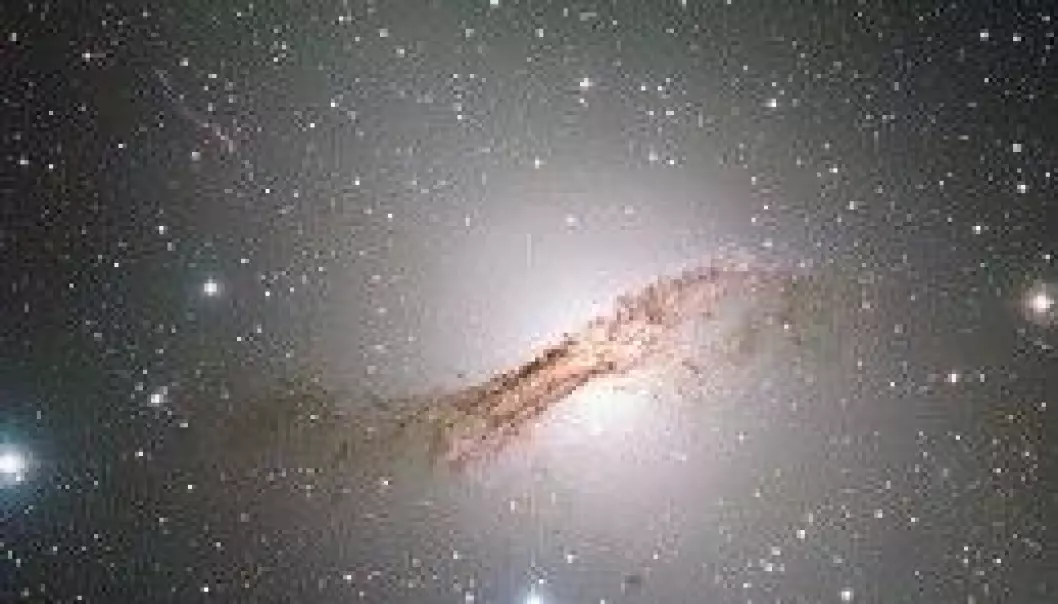 Spektakulært bilete av mystisk galakse
