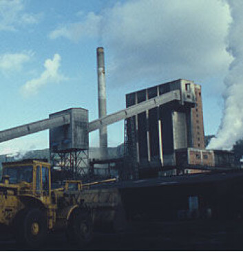 "Koksverket i Mo i Rana. Foto: Rana museum." "Koksverket i Mo i Rana. Foto: Rana museum."
