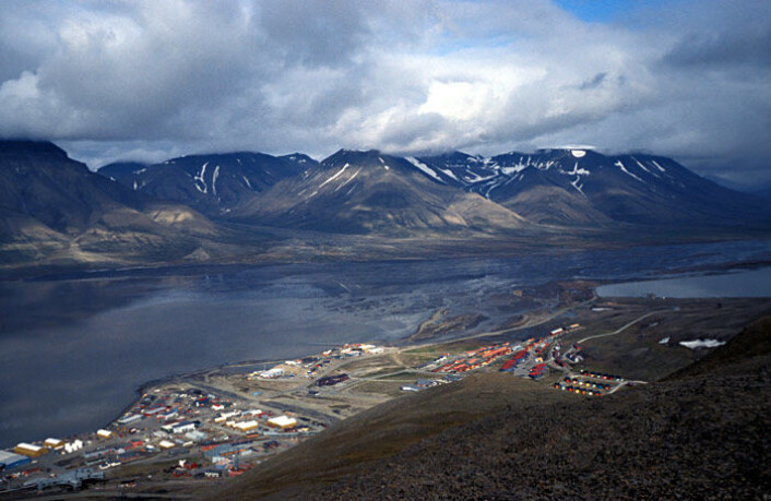 Forskere har gjort et overraskende funn av tropisk plankton nordvest for Svalbard. Bildet viser Longyearbyen i juli. (Foto: Wikimedia Commons) Forskere har gjort et overraskende funn av tropisk plankton nordvest for Svalbard. Bildet viser Longyearbyen i juli. (Foto: Wikimedia Commons)