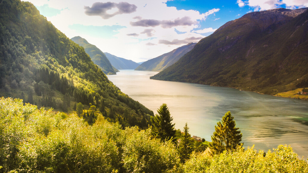 Her ut Sognefjorden kom trolig den aller første isen som nådde havet under istidene. Her ut Sognefjorden kom trolig den aller første isen som nådde havet under istidene.