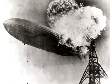 Luftskipet Hindenburg eksploderte 6. mai 1937 i Lakehurst i New Jersey. (Foto: Wikimedia Commons) Luftskipet Hindenburg eksploderte 6. mai 1937 i Lakehurst i New Jersey. (Foto: Wikimedia Commons)