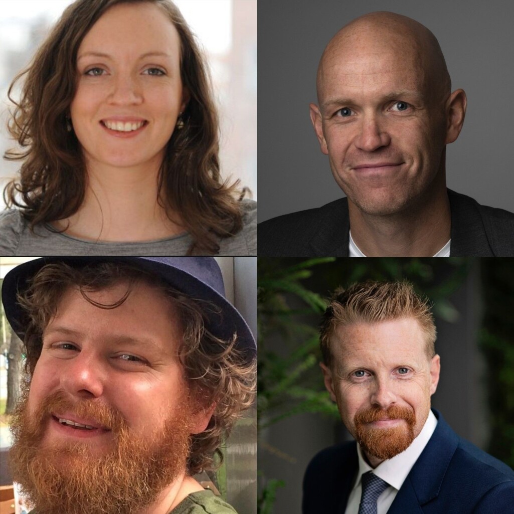 Marte Blikstad Balas, Michael Tengberg, Gustaf B. Skar og Arild Michel Bakken. Marte Blikstad Balas, Michael Tengberg, Gustaf B. Skar og Arild Michel Bakken.