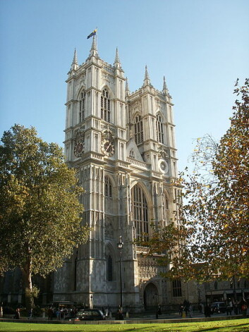 Westminister Abbey i London (Foto: Ellocharlie/Wikimedia Commons) Westminister Abbey i London (Foto: Ellocharlie/Wikimedia Commons)
