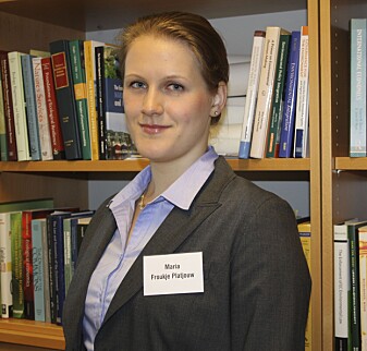 Postdoktor Froukje Maria Platjouw ved Nordisk institutt for sjørett. Postdoktor Froukje Maria Platjouw ved Nordisk institutt for sjørett.