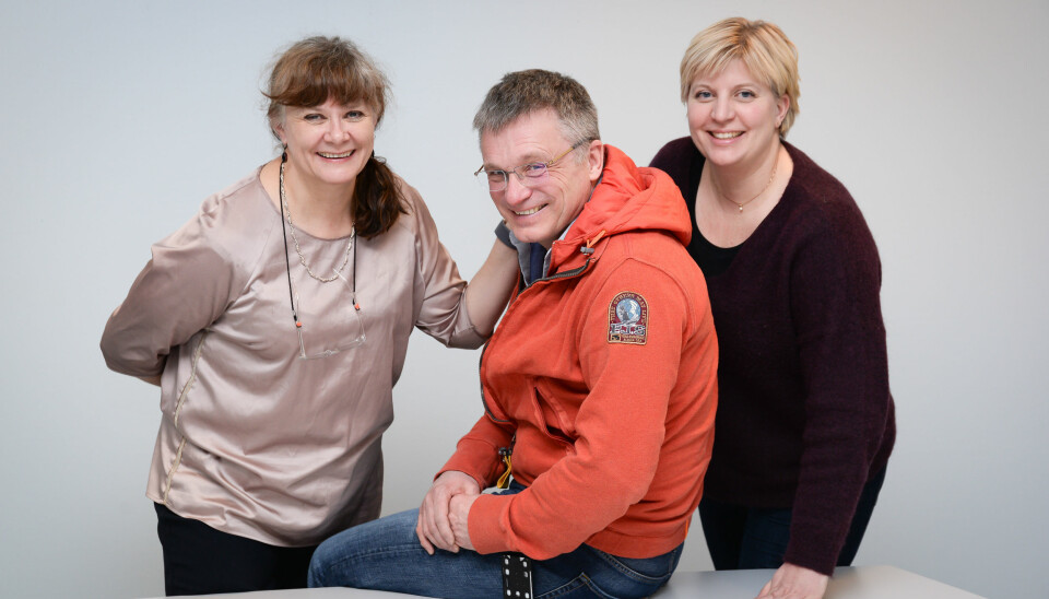 From left: Gro Rosvold Berntsen, Markus Rumpsfeld and Monika Dalbakk are behind the study that shows that patients who receive person-centred care have a lower mortality rate than the control group.