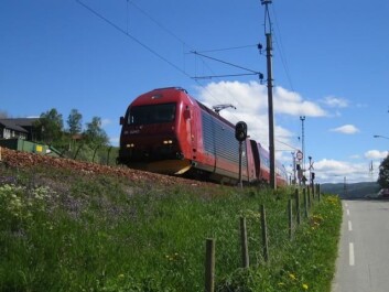 Selv små forsinkelser i avgangstid kan skape forsinkelser for andre tog så lenge som to og en halv time etterpå. (Foto: Haakon Hille Hustad) Selv små forsinkelser i avgangstid kan skape forsinkelser for andre tog så lenge som to og en halv time etterpå. (Foto: Haakon Hille Hustad)
