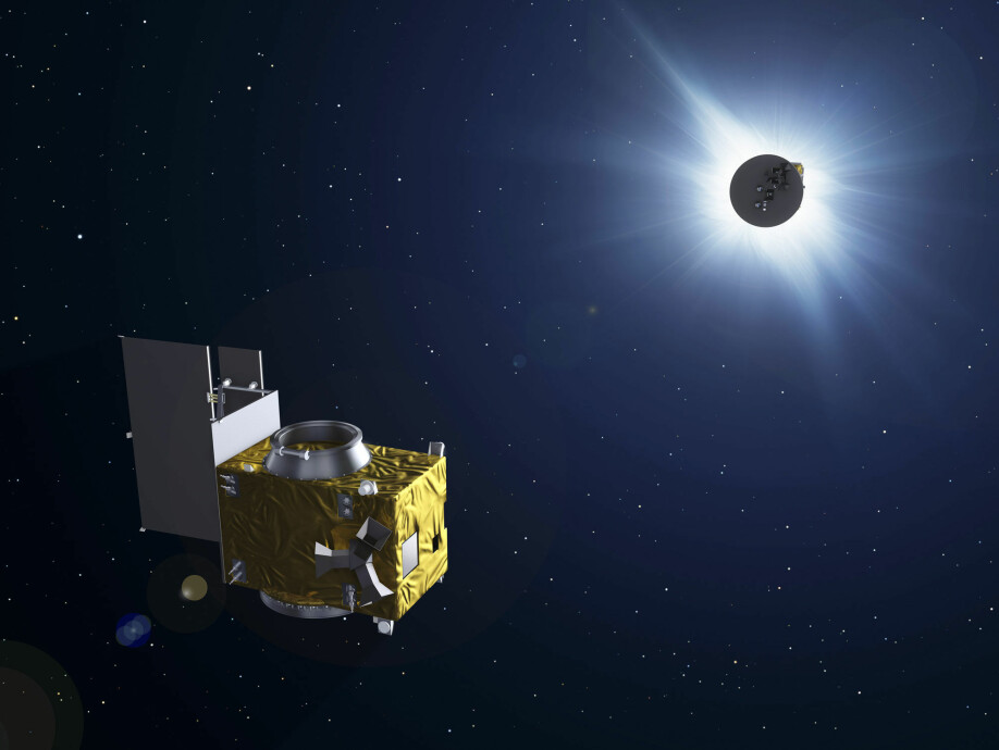 Den ene av de to Proba 3-satellittene – den som befinner seg i den ytterste banen om jorden og dermed er tettest på solen – skal skygge for selve solen. Dermed kan den andre få bedre bilder av solens korona.