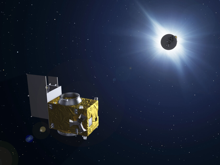 Den ene av de to Proba 3-satellittene – den som befinner seg i den ytterste banen om jorden og dermed er tettest på solen – skal skygge for selve solen. Dermed kan den andre få bedre bilder av solens korona.