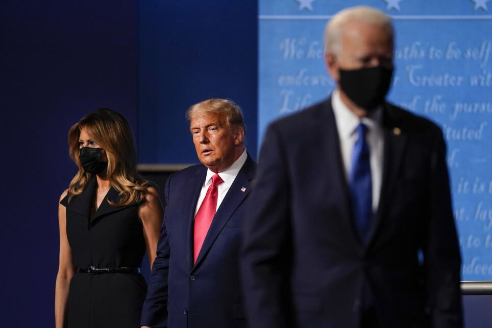 Donald Trump foretrekkes kun i Polen, mens resten av EU-landene ville ha gitt flertall for Joe Biden.