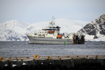 Forskningsfartøyet «G.O. Sars». (Foto: Kjartan Mæstad/Havforskningsinstituttet) Forskningsfartøyet «G.O. Sars». (Foto: Kjartan Mæstad/Havforskningsinstituttet)