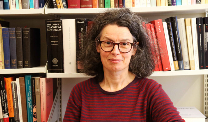 På 300-tallet fvt. blir diskusjonen om drømmer bredere og mer variert, sier Anastasia Maravela, professor i gammelgresk ved Universitetet i Oslo. På 300-tallet fvt. blir diskusjonen om drømmer bredere og mer variert, sier Anastasia Maravela, professor i gammelgresk ved Universitetet i Oslo.