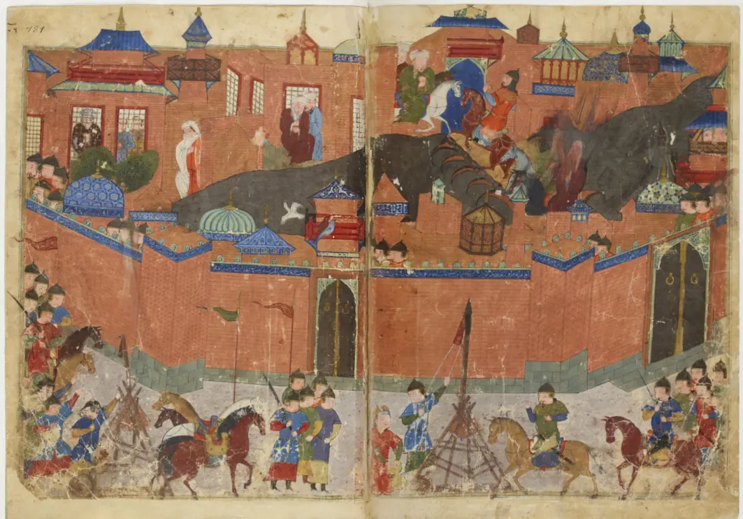 Den mongolske beleiringen av Baghdad i 1258 Den mongolske beleiringen av Baghdad i 1258